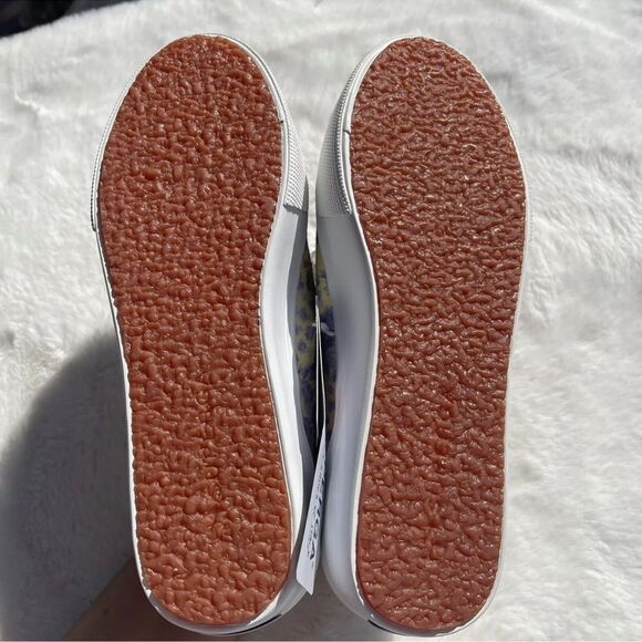 LoveShackFancy Superga FanCot Bindings Purple Floral Platform Sneakers 10.5 - Picture 16 of 16